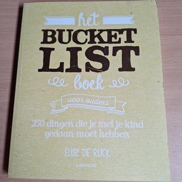 Elise de Rijck - Het Bucketlist Boek voor ouders beschikbaar voor biedingen