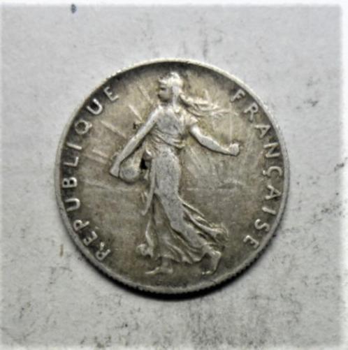 Zilveren munt Frankrijk 50 kt 1916 sower, Postzegels en Munten, Munten | Europa | Niet-Euromunten, Losse munt, Frankrijk, Zilver