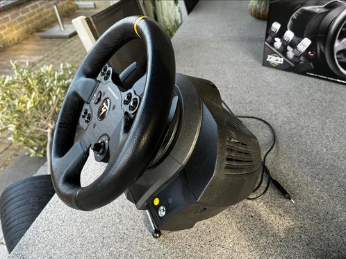 Thrustmaster TX racing wheel leather edition, Games en Spelcomputers, Spelcomputers | Sony Consoles | Accessoires, Zo goed als nieuw