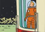 Carte postale : Hergé : Tintin : On a marché sur la lune, Collections, Enlèvement ou Envoi