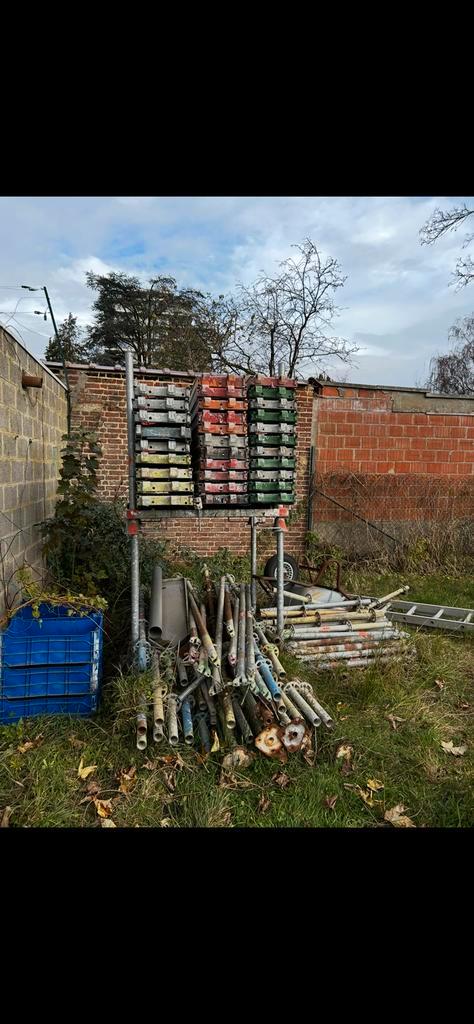 Rozet stelling, Doe-het-zelf en Bouw, Steigers, Gebruikt, Gevelsteiger, 5 meter of hoger, Ophalen