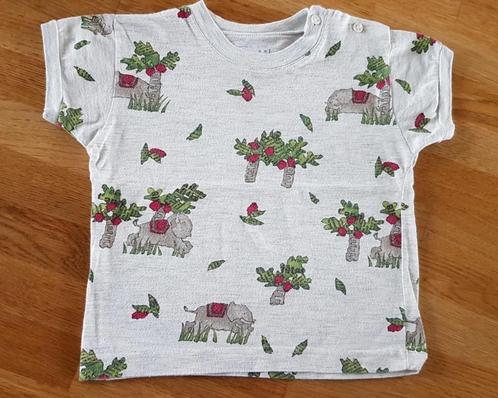 CATIMINI - T-shirt avec éléphants et arbres - T.12 mois/74cm, Enfants & Bébés, Vêtements de bébé | Taille 74, Utilisé, Garçon ou Fille