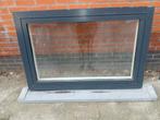 Kip raam B120 H80 met dorpel en elektrische rolluik, Ophalen