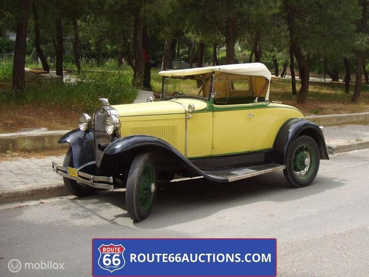 Ford Model A Cabriolet | 1931 | Route 66 Auctions, Auto's, Oldtimers, Bedrijf, Te koop, Ford, Benzine, Overige carrosserie, Handgeschakeld
