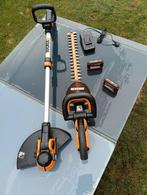 Worx kantenmaaier en heggenschaar, Ophalen