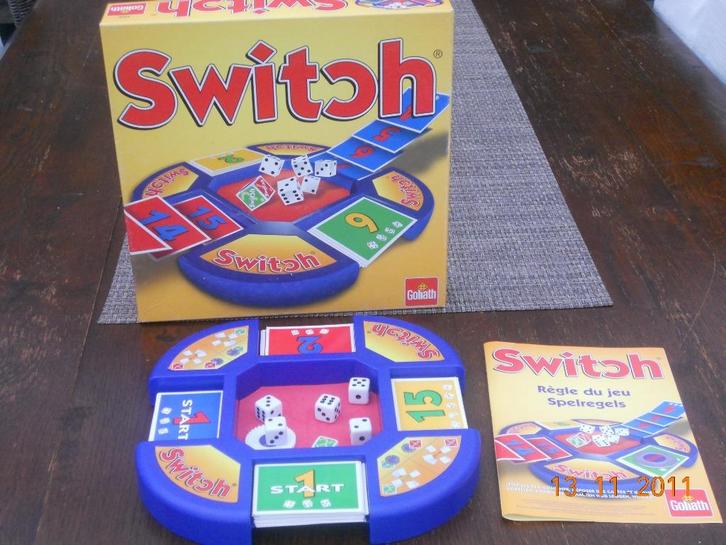 gezelschapsspel SWITCH van Goliath, Hobby en Vrije tijd, Gezelschapsspellen | Bordspellen, Zo goed als nieuw, Ophalen