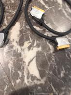 2 vergulde scart kabels ongebruikt, Audio, Tv en Foto, Audiokabels en Televisiekabels, Ophalen, Nieuw, Minder dan 2 meter, Scartkabel
