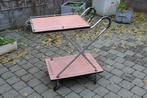 Vintage trolley met wielen en uitneembaar blad, Ophalen