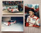 3 foto's Freddy LOIX /S. Smeets, TOYOTA CELICA GT-Four 1996, Verzamelen, Verzenden, Zo goed als nieuw, Auto's