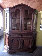 Klassieke houten buffetkast / vitrinekast, Huis en Inrichting, Ophalen