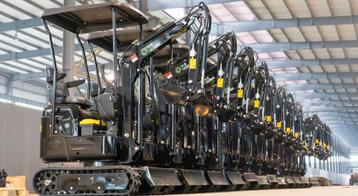 Mini graafmachines  beschikbaar voor biedingen