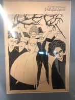 Armand Simon dessin à l’encre signé et daté 1924, Antiquités & Art