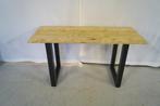 Antieke tafel met blad van oude staldeur L 143 B 55 H 78, Ophalen