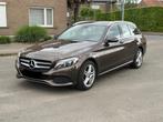 Mercedes C220 diesel 2018 euro 6b, Auto's, Mercedes-Benz, Achterwielaandrijving, 4 cilinders, Bruin, Leder en Stof