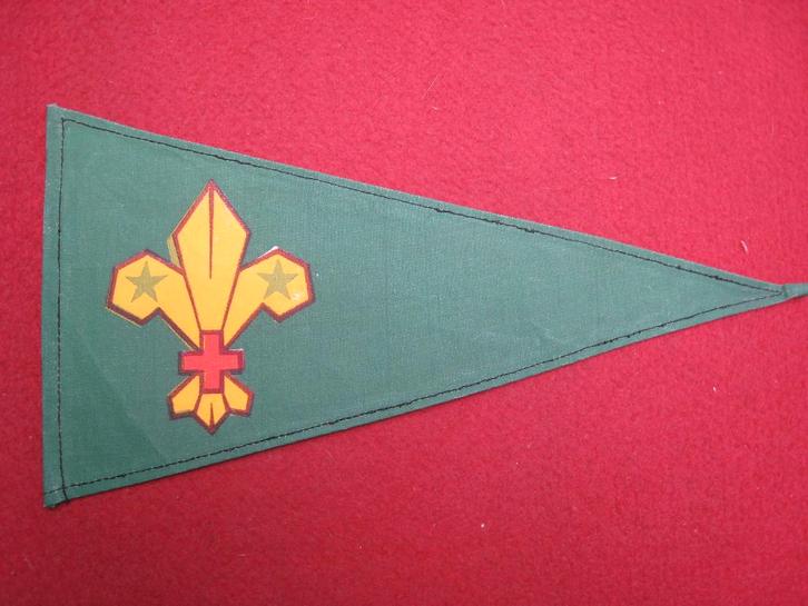 Scoutisme Fietsvlagje x 1, Collections, Scoutisme, Comme neuf, Emblème, Broche ou Badge, Envoi