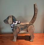 Oud houten speelgoedhondje, Antiek en Kunst, Curiosa en Brocante, Ophalen of Verzenden