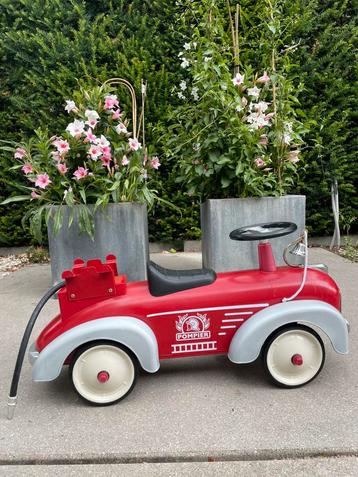 Baghera Pompier loopauto – met echte bel, Enlèvement, Comme neuf