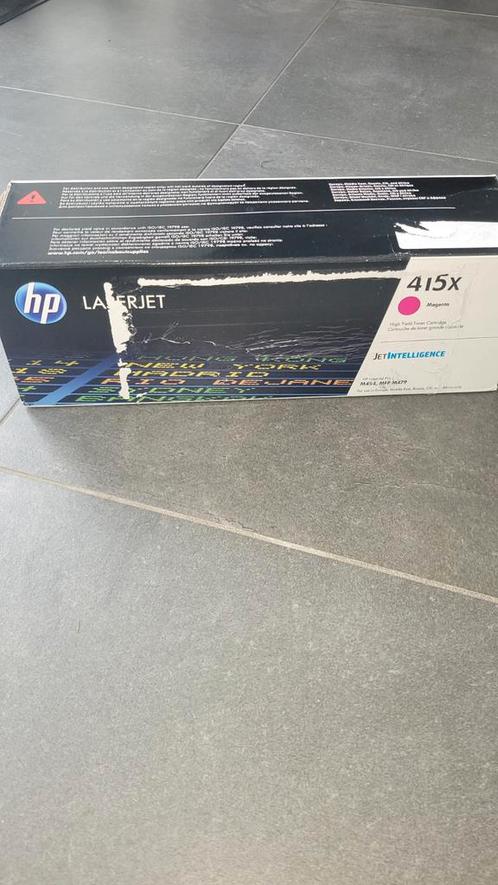 415X originele high-capacity magenta LaserJet tonercartridge, Informatique & Logiciels, Fournitures d'imprimante, Toner, Enlèvement