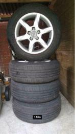 4 Audi velgen met band 205/60/R16, Auto-onderdelen, Banden en Velgen, Ophalen, Gebruikt, 16 inch, Banden en Velgen