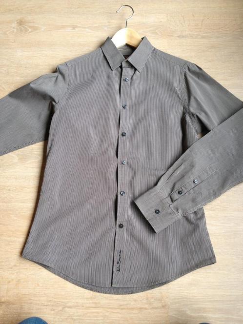Overhemd Ben Sherman, Kleding | Heren, Overhemden, Zo goed als nieuw, Halswijdte 38 (S) of kleiner, Bruin, Ophalen of Verzenden