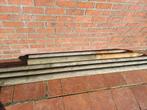 3 x Halfronde gefreesde en 2 x volronde palen, Enlèvement, Comme neuf, Poteaux