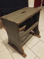 Oude leger werkkruk ...groot en stevig...55cm...0478028005, Verzamelen, Ophalen of Verzenden