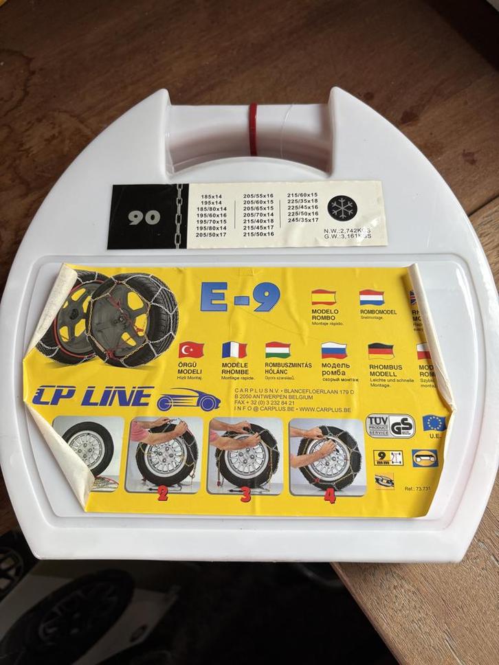 Sneeuwkettingen CP Line E9, Autos : Divers, Chaînes, Neuf, Enlèvement
