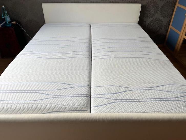 M LINE compleet bed 180 x 228, Huis en Inrichting, Slaapkamer | Boxsprings, Zo goed als nieuw, 180 cm, Overige maten, Tweepersoons