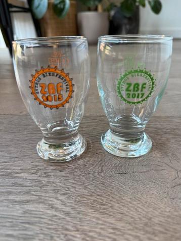 Zythos bierfestival proefglazen te koop beschikbaar voor biedingen
