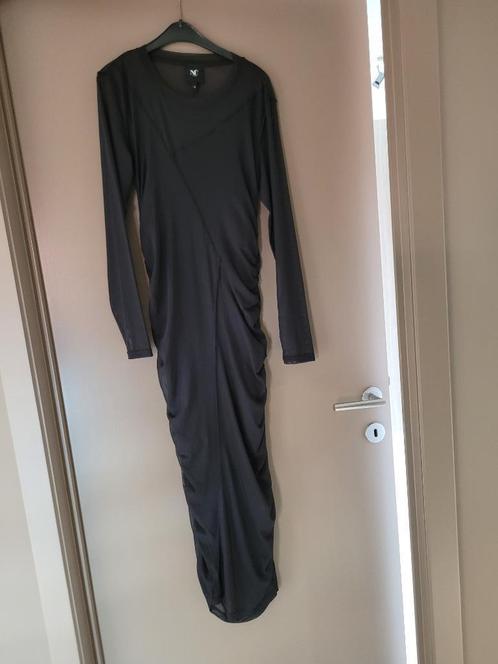 Zwart + bruin kleed lang, Kleding | Dames, Jurken, Nieuw, Maat 36 (S), Zwart, Ophalen