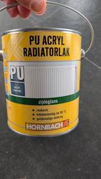 PU radiatorlak wit zijdeglans 2 L Hornbach nieuw, Bricolage & Construction, Peinture, Vernis & Laque, Moins de 5 litres, Enlèvement ou Envoi