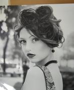 Wand prent dame, Ophalen, 1980 tot heden, Foto, Zo goed als nieuw