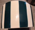 Keramieken potje donkergroen/ecru, Enlèvement ou Envoi, Rond, Comme neuf, Porcelaine ou Céramique