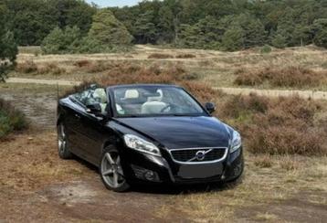 Volvo C70 Ember en cuir noir métallisé Toutes les options, Autos, Beige, 2 portes, Diesel, Automatique