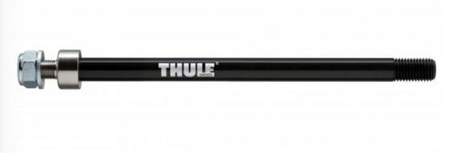 Thule thru axle M12x1,0 - 160-172 mm top staat, Fietsen en Brommers, Fietsaccessoires | Aanhangwagens en Karren, Zo goed als nieuw