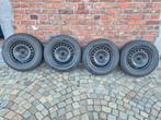 4 jantes tôles équipées de pneus neige, Enlèvement, Utilisé, Pneu(s)