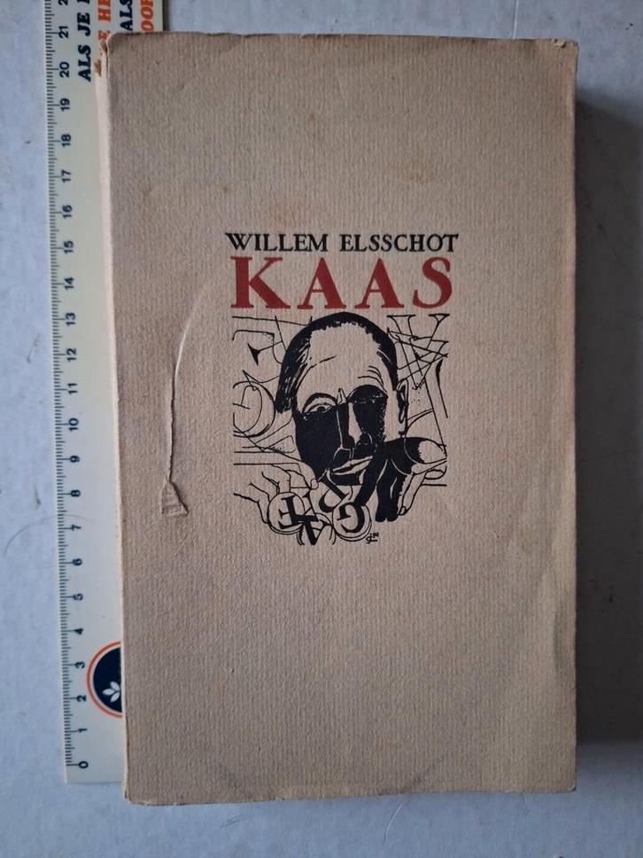 Zeldzame 2de druk Willem Elsschot "Kaas" ill Jozef Cantre, Boeken, Literatuur, Gelezen, Ophalen of Verzenden