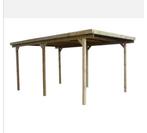 Houten carportstructuurset 5m/3m/2,90H