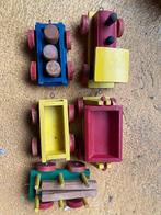 Houten trein ( retro), Kinderen en Baby's, Speelgoed | Houten speelgoed, Gebruikt, Ophalen