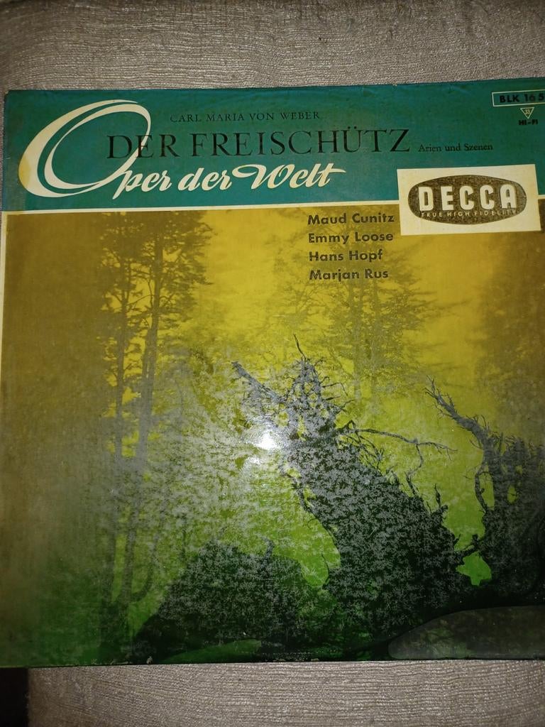 LP vintage Der Freischutz Carl Maria Von Weber, CD & DVD, Vinyles | Classique, Utilisé, Enlèvement