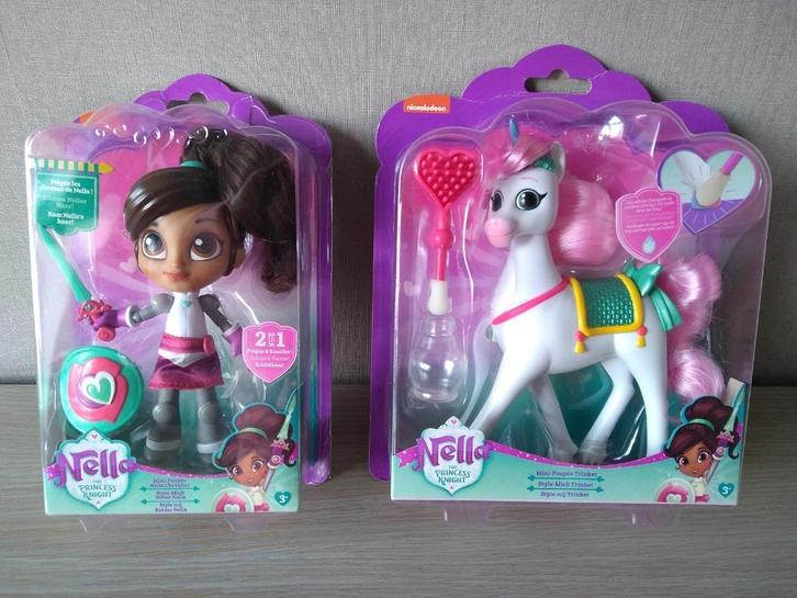 ☼ Set Nella de ridderprinses en nieuw paard, Kinderen en Baby's, Speelgoed | Poppen, Zo goed als nieuw, Ophalen of Verzenden