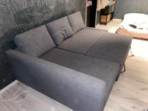 Zetel -bed, Huis en Inrichting, Zetels | Zetels, Gebruikt, Hoekbank, Tweepersoons, 200 tot 250 cm, 100 tot 125 cm, Kunststof, Ophalen