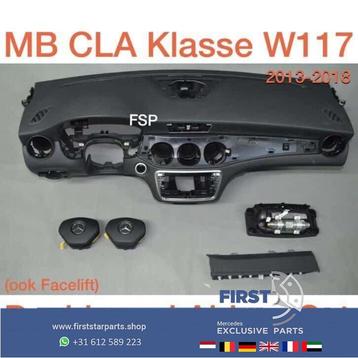 W117 X117 CLA Facelift Dashboard + Airbags Set Mercedes 2018 beschikbaar voor biedingen