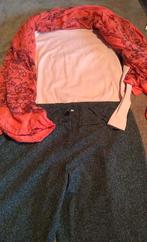 Set grijze broek Tex met nieuwe trui en sjaal, Kleding | Dames, Ophalen of Verzenden, Maat 42/44 (L), Grijs