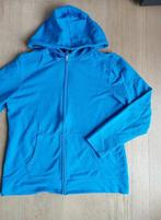 C&A : blauw turquoise vest met kap hoodie , mt L, C&A, Blauw, Maat 42/44 (L), Ophalen of Verzenden