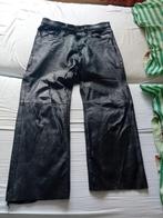 Leren broek, Kleding | Dames, Broeken en Pantalons, Ophalen, Zo goed als nieuw, Maat 42/44 (L)