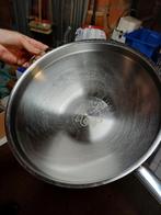 Wokpan Demeyere, Huis en Inrichting, Keuken | Potten en Pannen, Ophalen, Gebruikt, Inox, Wok