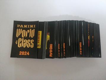 183 verschillende panini stickers World class 2024 