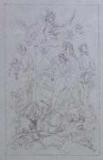 FELICIEN ROPS / LOT 2 STUKS / ETS + HELIO / 20x26cm, Antiek en Kunst, Kunst | Etsen en Gravures, Ophalen of Verzenden
