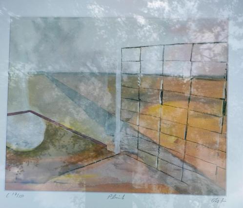 Litho "Pluit" van Christian Straetling, Antiek en Kunst, Kunst | Schilderijen | Klassiek, Ophalen of Verzenden
